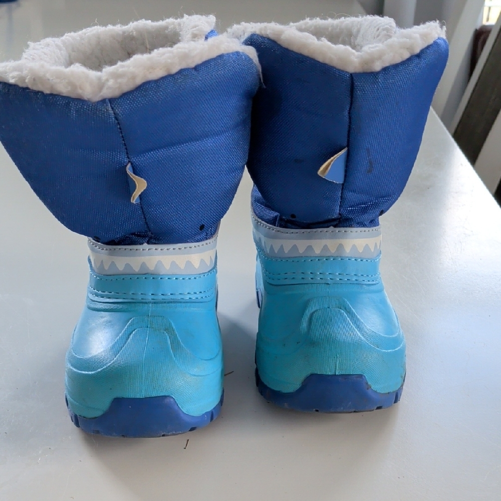 Blue Kids Winter Boots